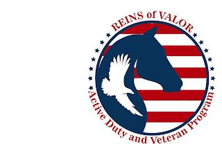 REINS OF VALOR ACTIVE DUTY AND VETERAN PROGRAM trademark