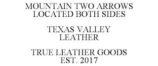 TEXAS VALLEY LEATHER trademark