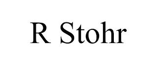 R STOHR trademark