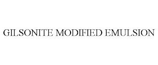 GILSONITE MODIFIED EMULSION trademark