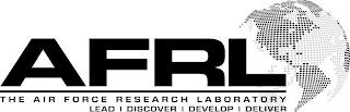 AFRL AIR FORCE RESEARCH LABORATORY LEAD DISCOVER DEVELOP DELIVER trademark