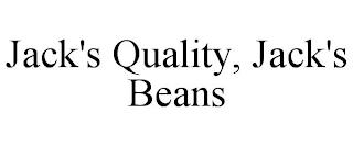 JACK'S QUALITY, JACK'S BEANS trademark