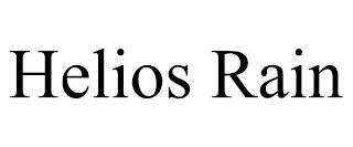 HELIOS RAIN trademark