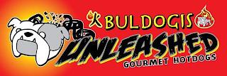 BULDOGIS UNLEASHED GOURMET HOTDOGS trademark