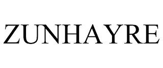 ZUNHAYRE trademark