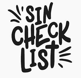 SIN CHECK LIST trademark