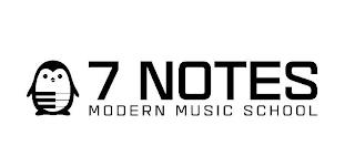 7 NOTES MODERN MUSIC SCHOOL trademark