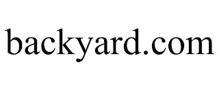 BACKYARD.COM trademark