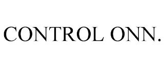 CONTROL ONN. trademark