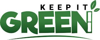 KEEP IT GREEN trademark