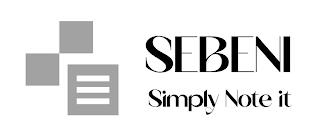 SEBENI SIMPLY NOTE IT trademark