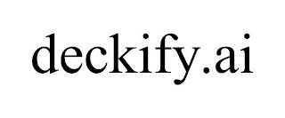 DECKIFY.AI trademark