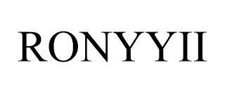 RONYYII trademark