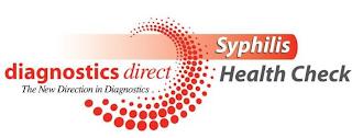 DIAGNOSTICS DIRECT THE NEW DIRECTION IN DIAGNOSTICS SYPHILIS HEALTH CHECK trademark