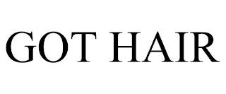 GOT HAIR trademark