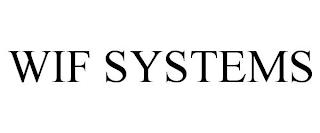 WIF SYSTEMS trademark