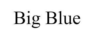 BIG BLUE trademark