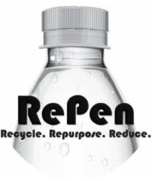 REPEN RECYCLE. REPURPOSE. REDUCE. trademark