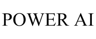 POWER AI trademark