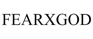 FEARXGOD trademark