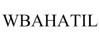 WBAHATIL trademark