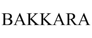 BAKKARA trademark