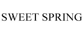 SWEET SPRING trademark