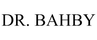 DR. BAHBY trademark