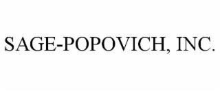 SAGE POPOVICH INC. trademark