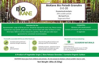 BIOKANE BIO POTASH trademark