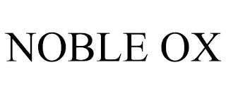 NOBLE OX trademark