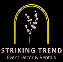 STRIKING TREND EVENT DECOR AND RENTALS trademark