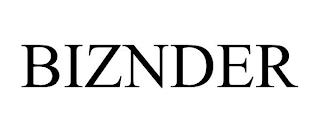 BIZNDER trademark