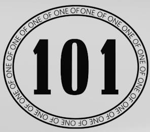 101 ONE OF ONE trademark