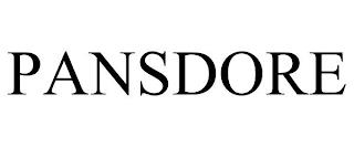 PANSDORE trademark