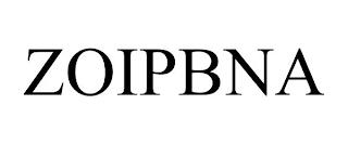 ZOIPBNA trademark