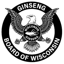 GINSENG WISCONSIN GINSENG BOARD OF WISCONSIN trademark