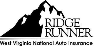 RIDGE RUNNER WEST VIRGINIA NATIONAL AUTO INSURANCE trademark