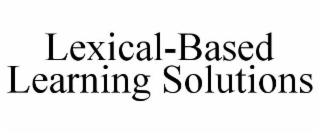 LEXICAL-BASED LEARNING SOLUTIONS trademark