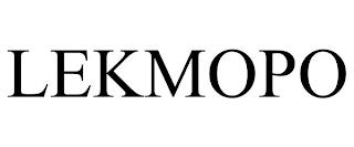 LEKMOPO trademark