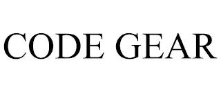 CODE GEAR trademark