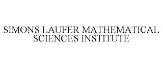 SIMONS LAUFER MATHEMATICAL SCIENCES INSTITUTE trademark