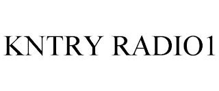 KNTRY RADIO1 trademark