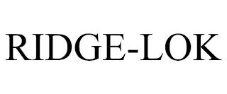 RIDGE-LOK trademark