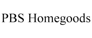 PBS HOMEGOODS trademark