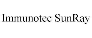 IMMUNOTEC SUNRAY trademark