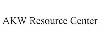 AKW RESOURCE CENTER trademark