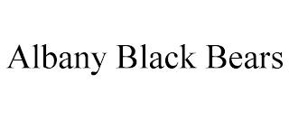 ALBANY BLACK BEARS trademark