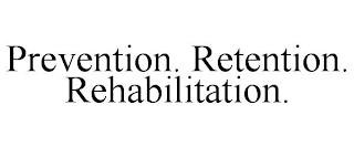 PREVENTION. RETENTION. REHABILITATION. trademark