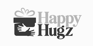 HAPPY HUGZ (STYLIZED AND DESIGN) trademark